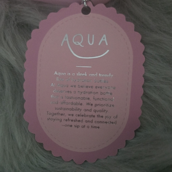 Aqua Tumbler with Strawberry and Bow Design - Picture 2 of 5